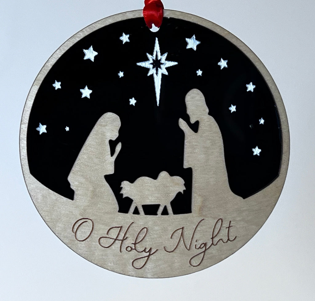 Nativity ornaments - Oh holy night image
