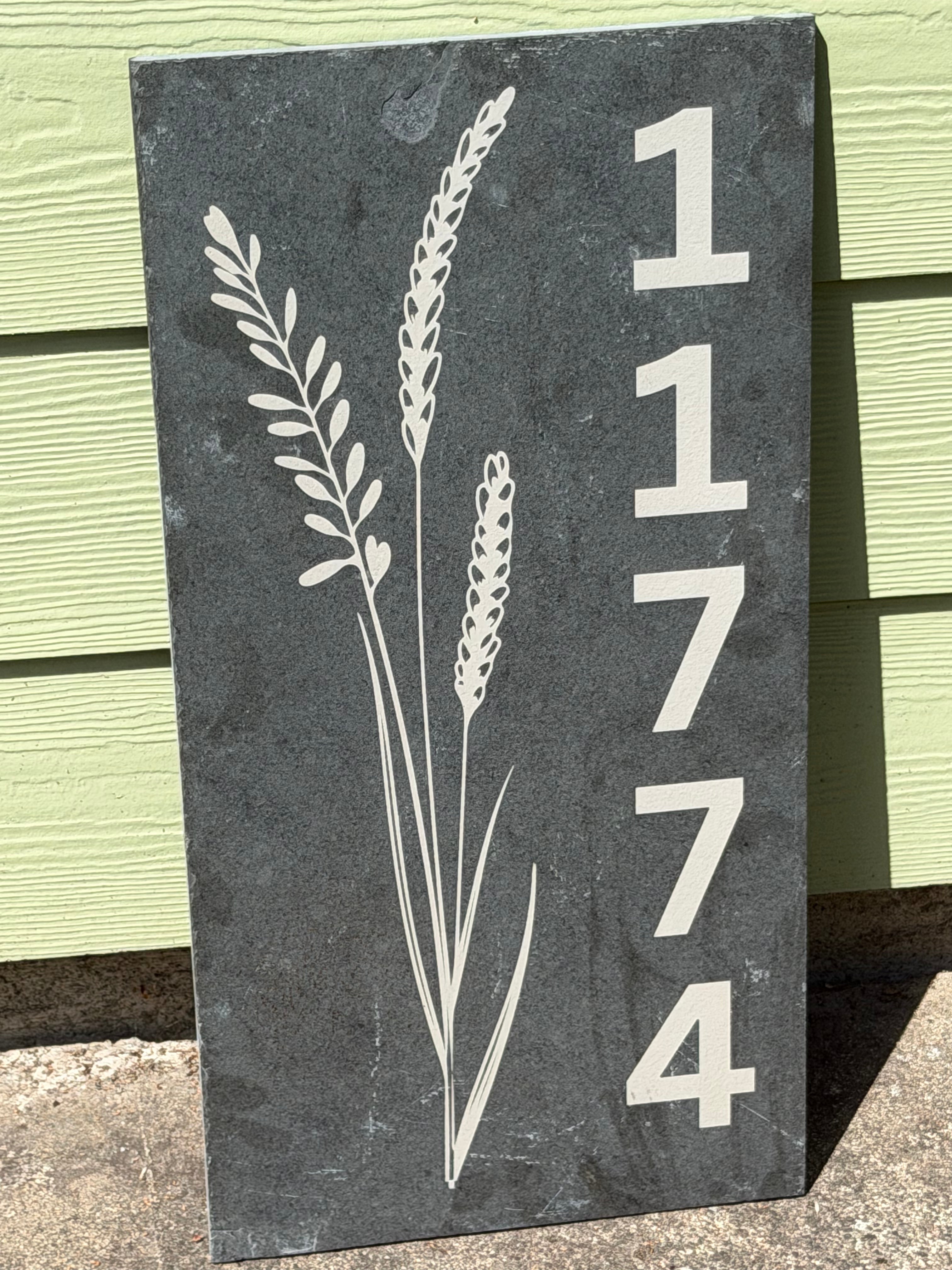 Engraved Slate Tile Signs