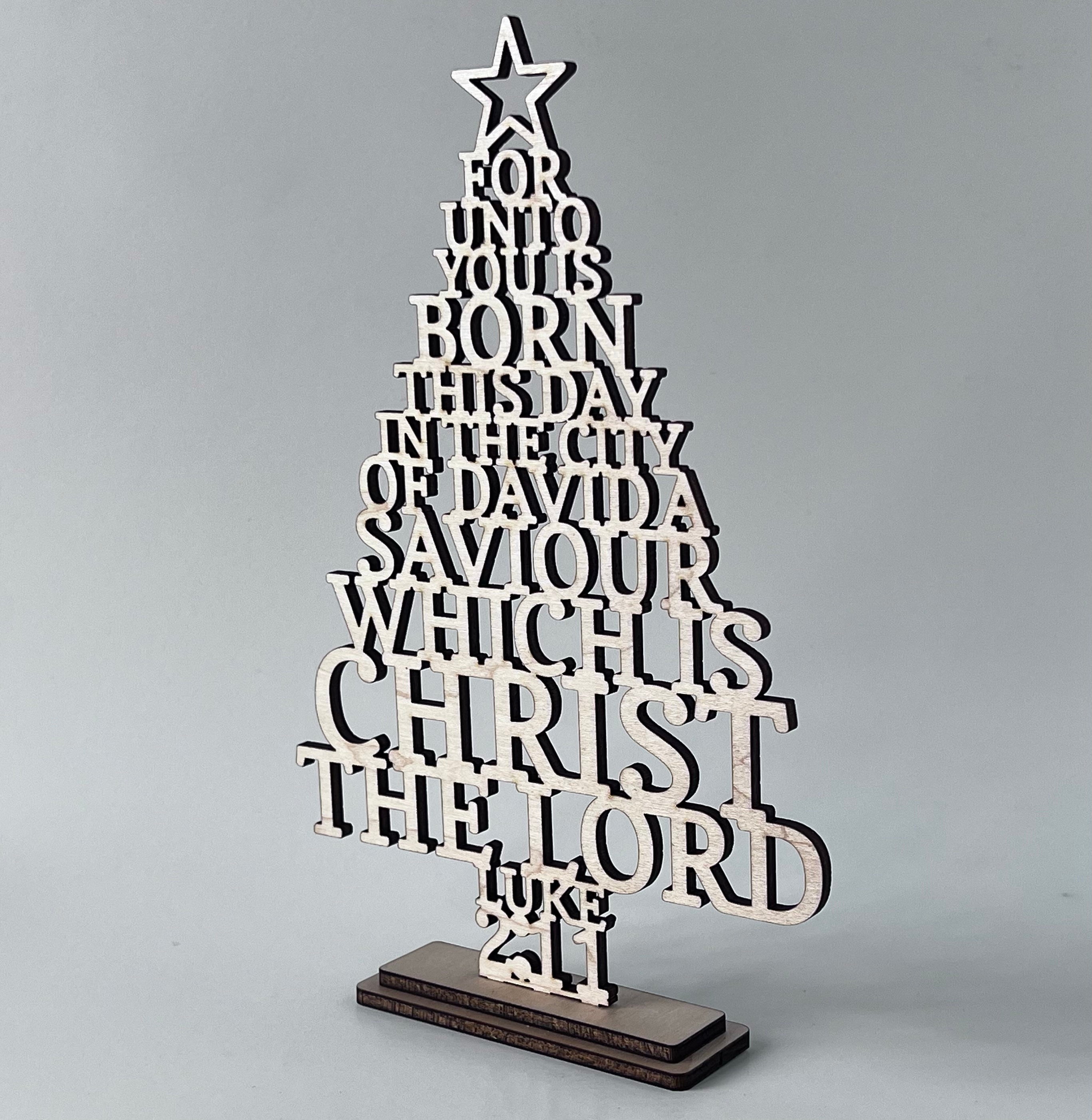 Christmas tree scripture signs image 4